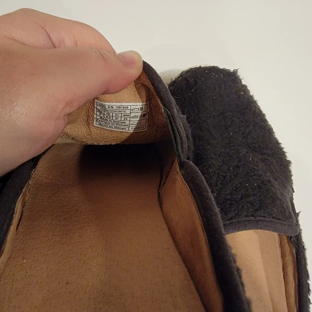 UGG Luci furry slip on sneakers